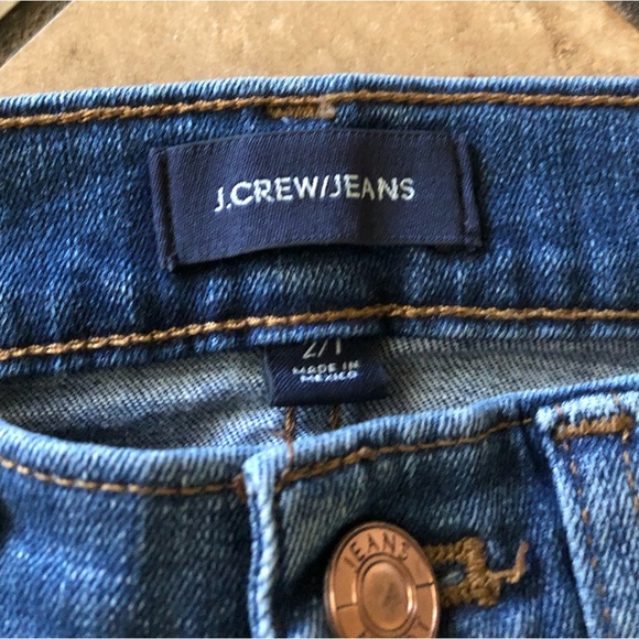 J Crew 10” High-Rise Toothpick Jeans | 27 Tall - Picture 3 of 8